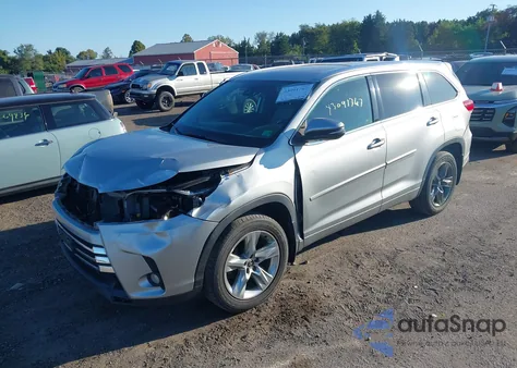 2018 Toyota Highlander Limited/Ltd Platinum z USA, uszkodzony, nr VIN 5TDDZRFH3JS846985